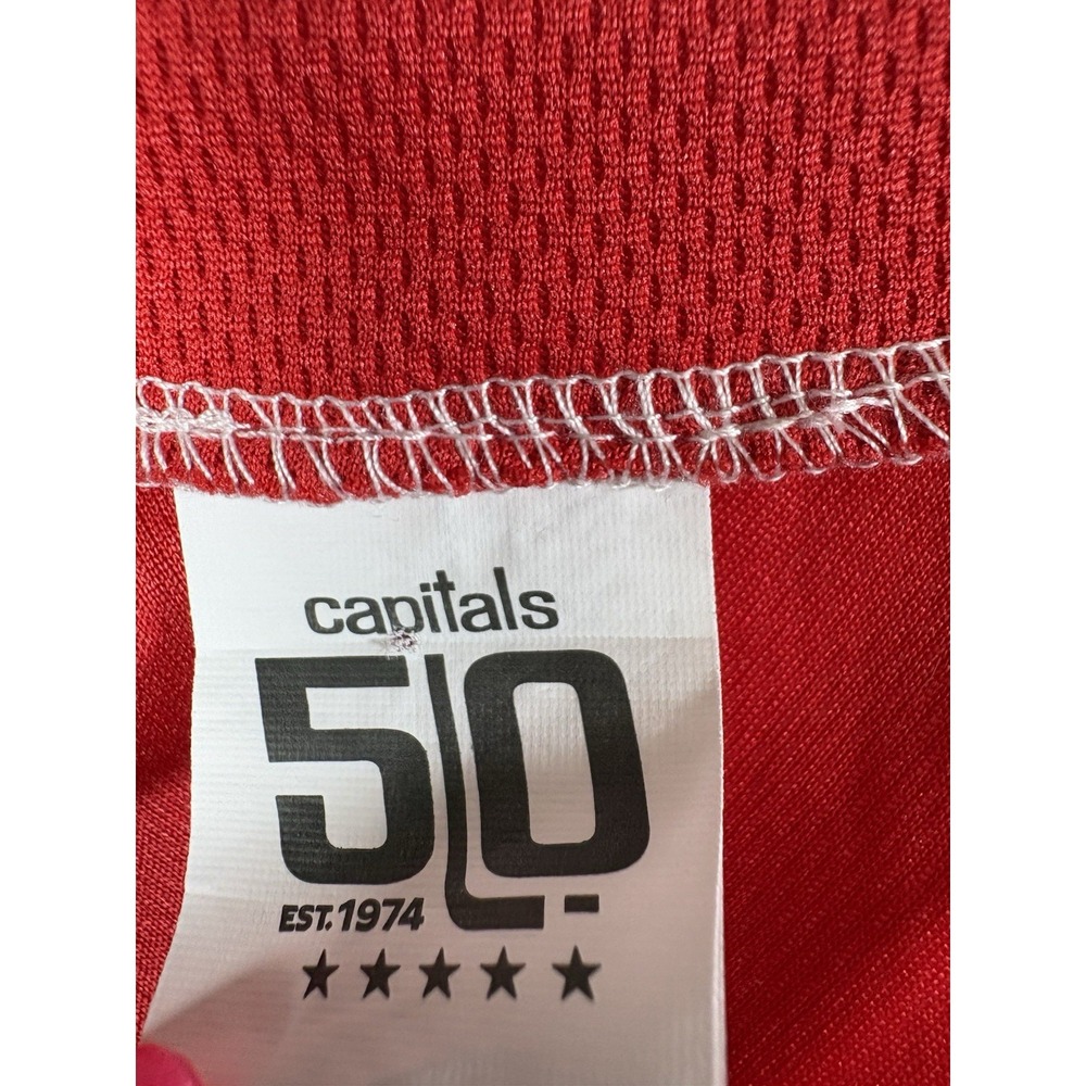 50th capitals jersey size xl Washington capitals hockey 50th anniversary - Picture 8 of 8